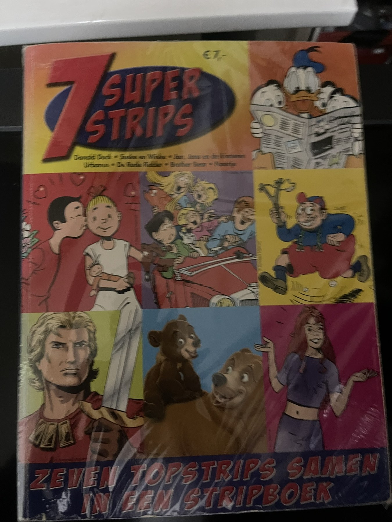 Cover van 7 superstrips - 7 topstrips samen in een stripboek