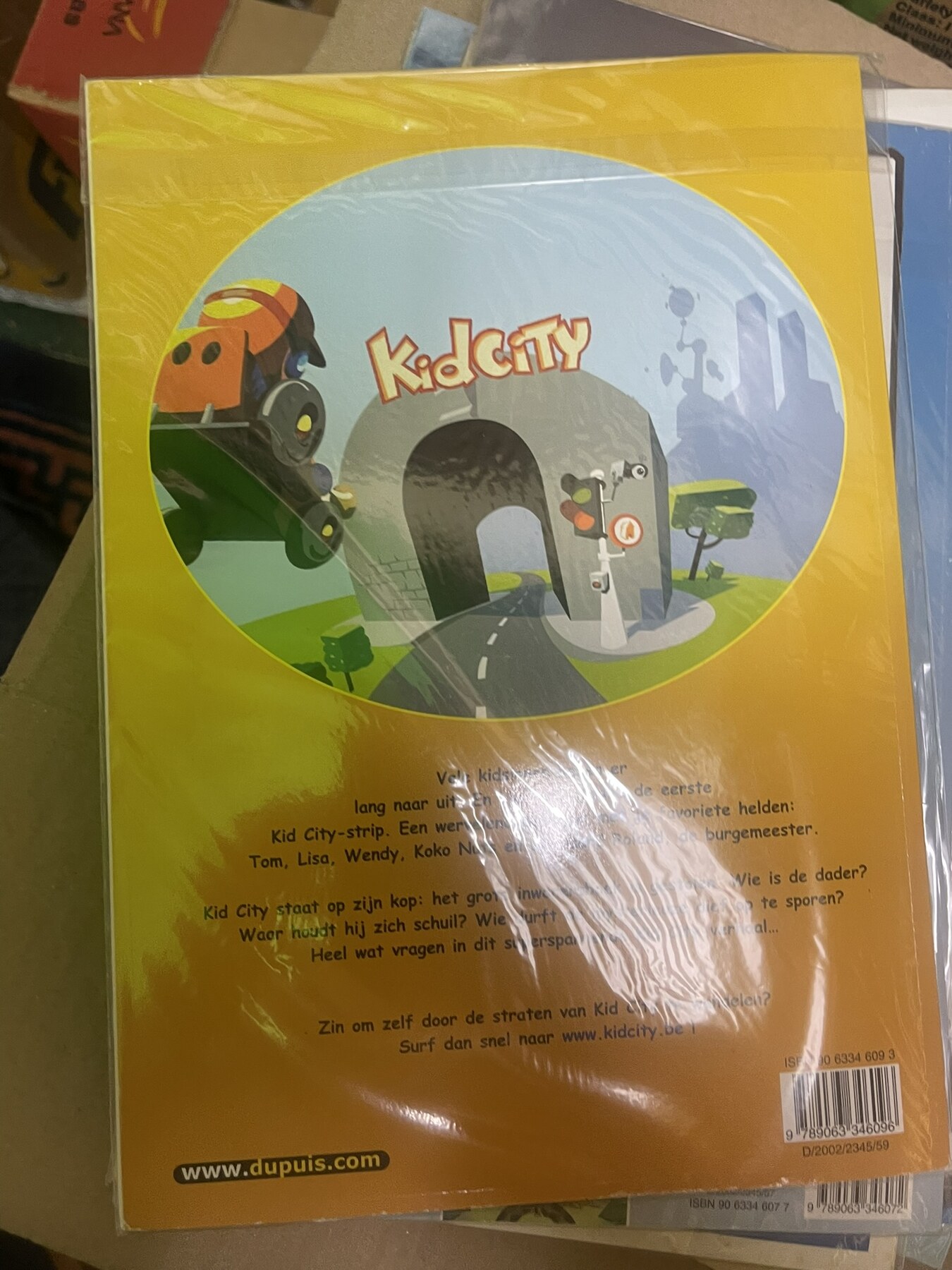 Kidcity 1 – De rattenkoning - achterzijde