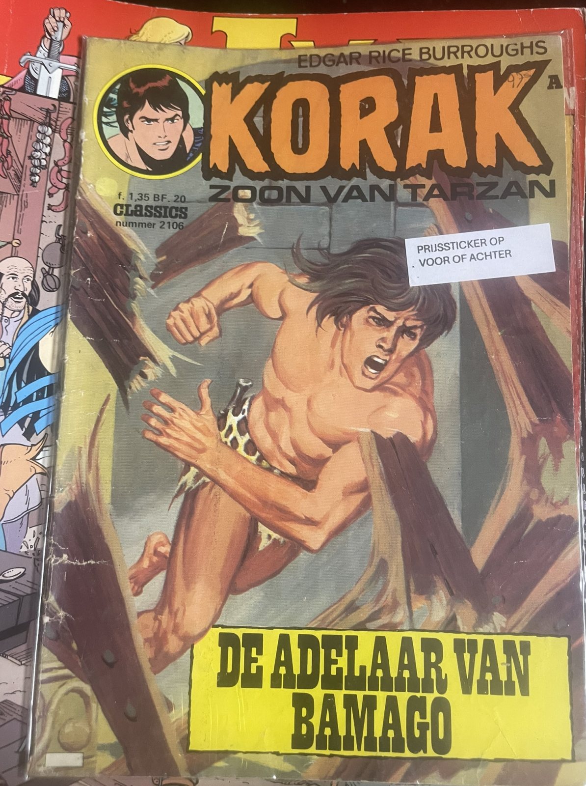 Korak zoon van Tarzan - De adelaar van Bamago