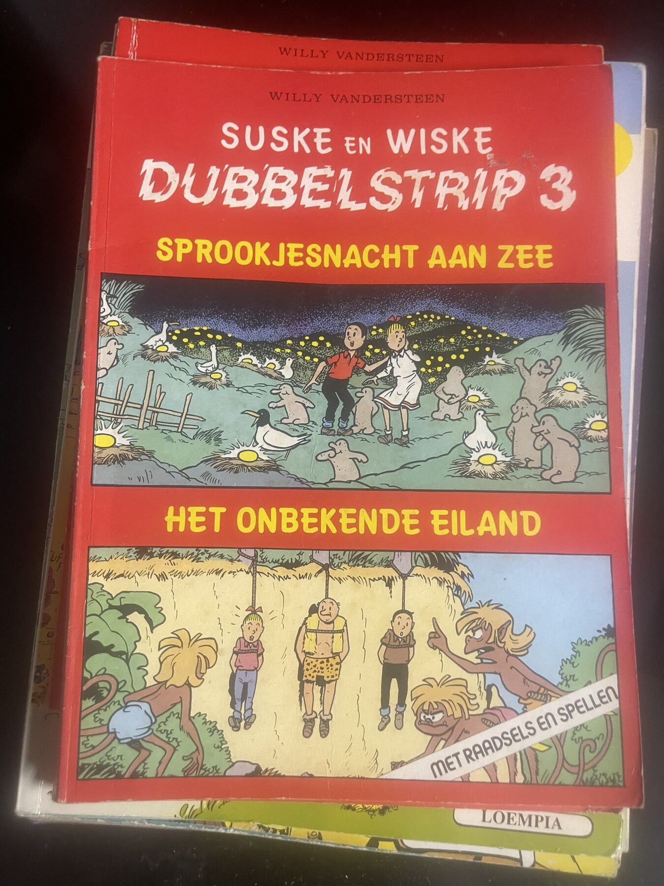 Suske en Wiske Dubbelstrip 3 – Sprookjesnacht aan zee / Het onbekende eiland