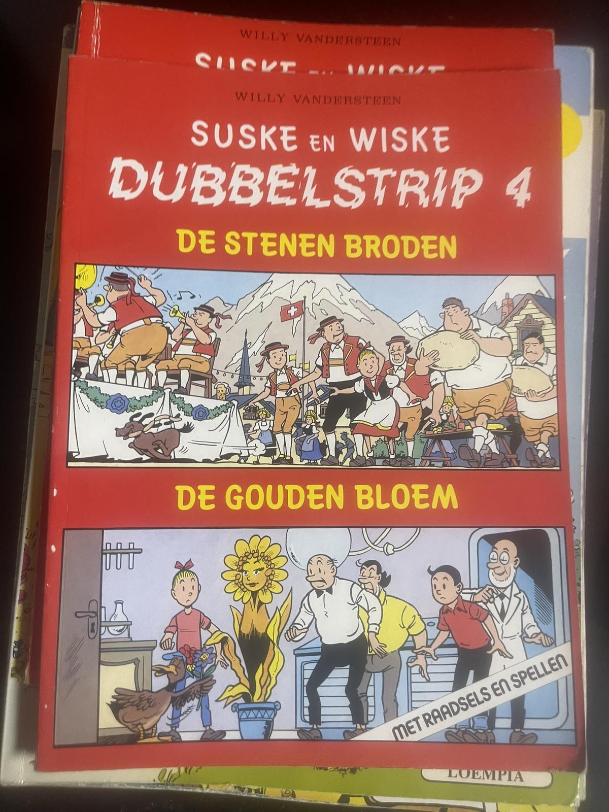 Suske en Wiske Dubbelstrip 4 – De stenen broden / De gouden bloem