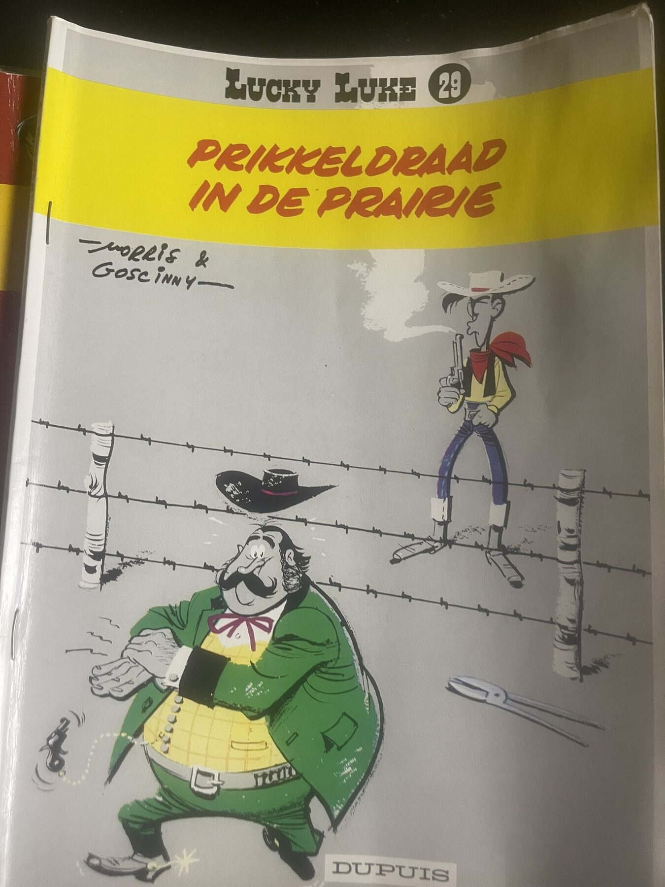 Lucky Luke – Prikkeldraad in de prairie