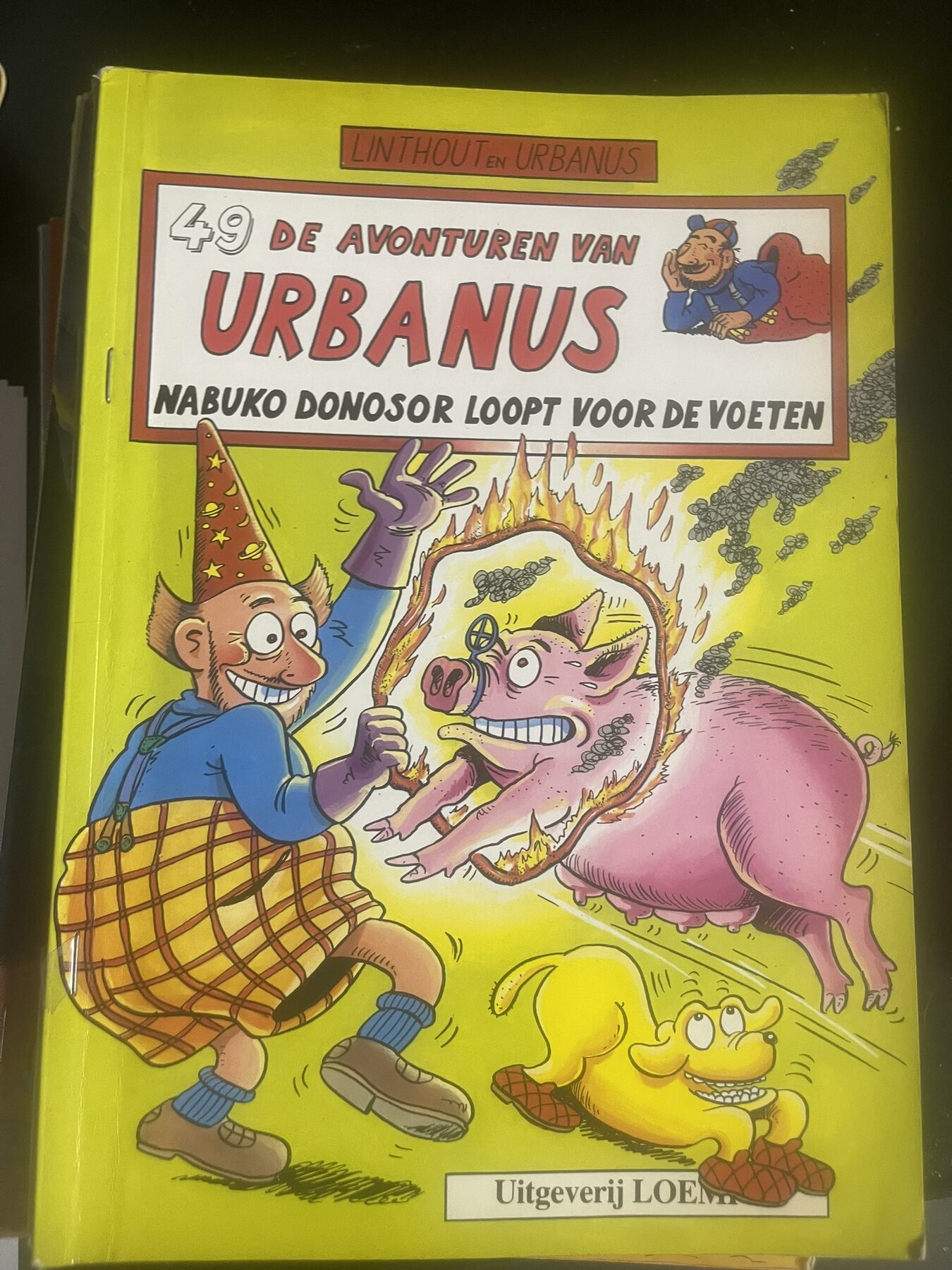 Urbanus 49 – Nabuko Donosor loopt voor de voeten