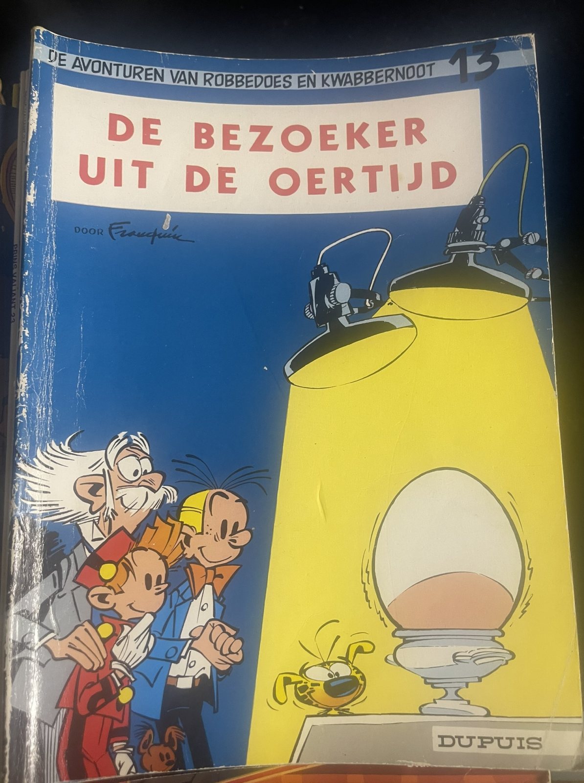 Robbedoes en Kwabbernoot - De bezoeker uit de oertijd