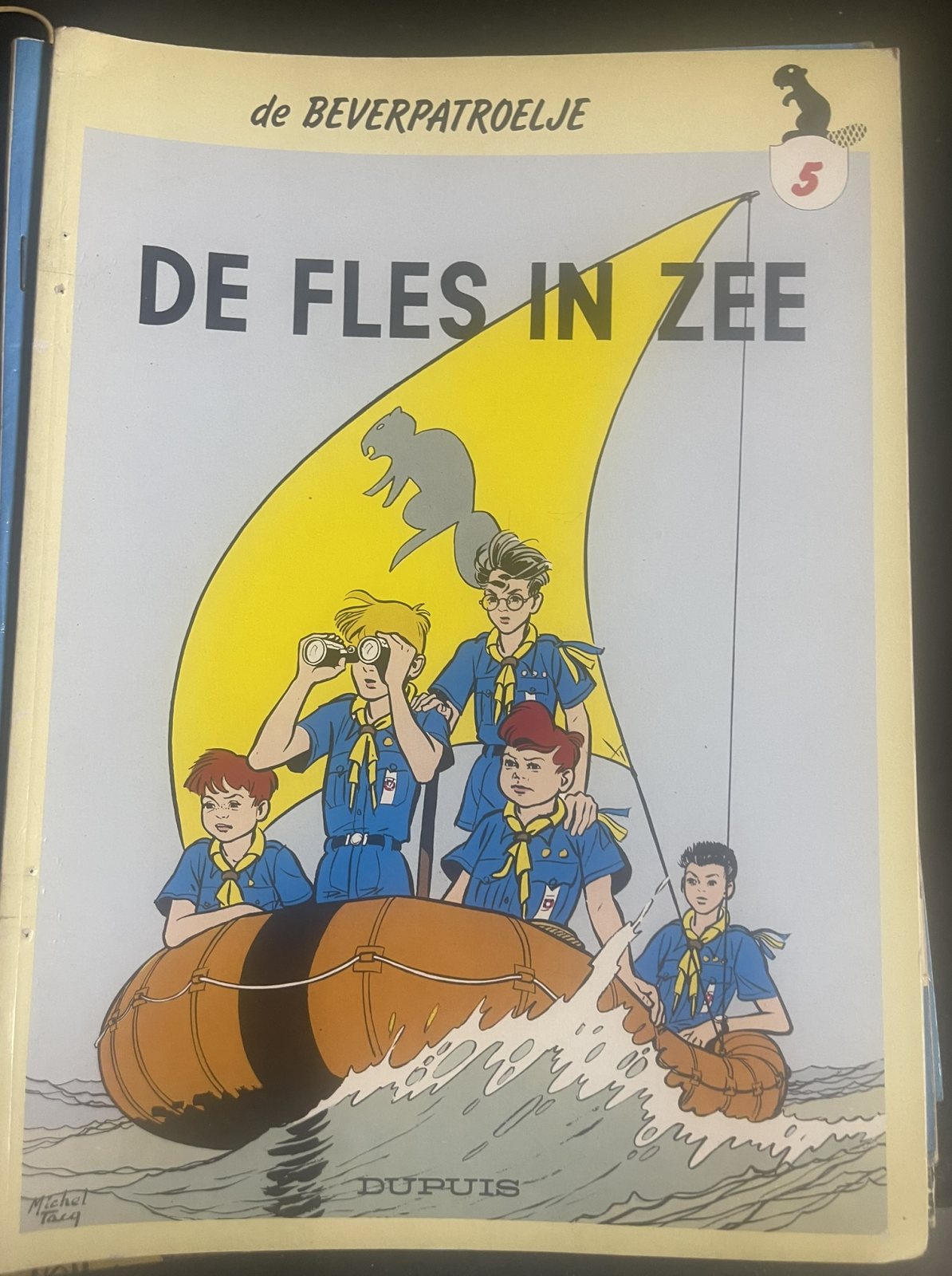 De Beverpatroelje - De fles in zee