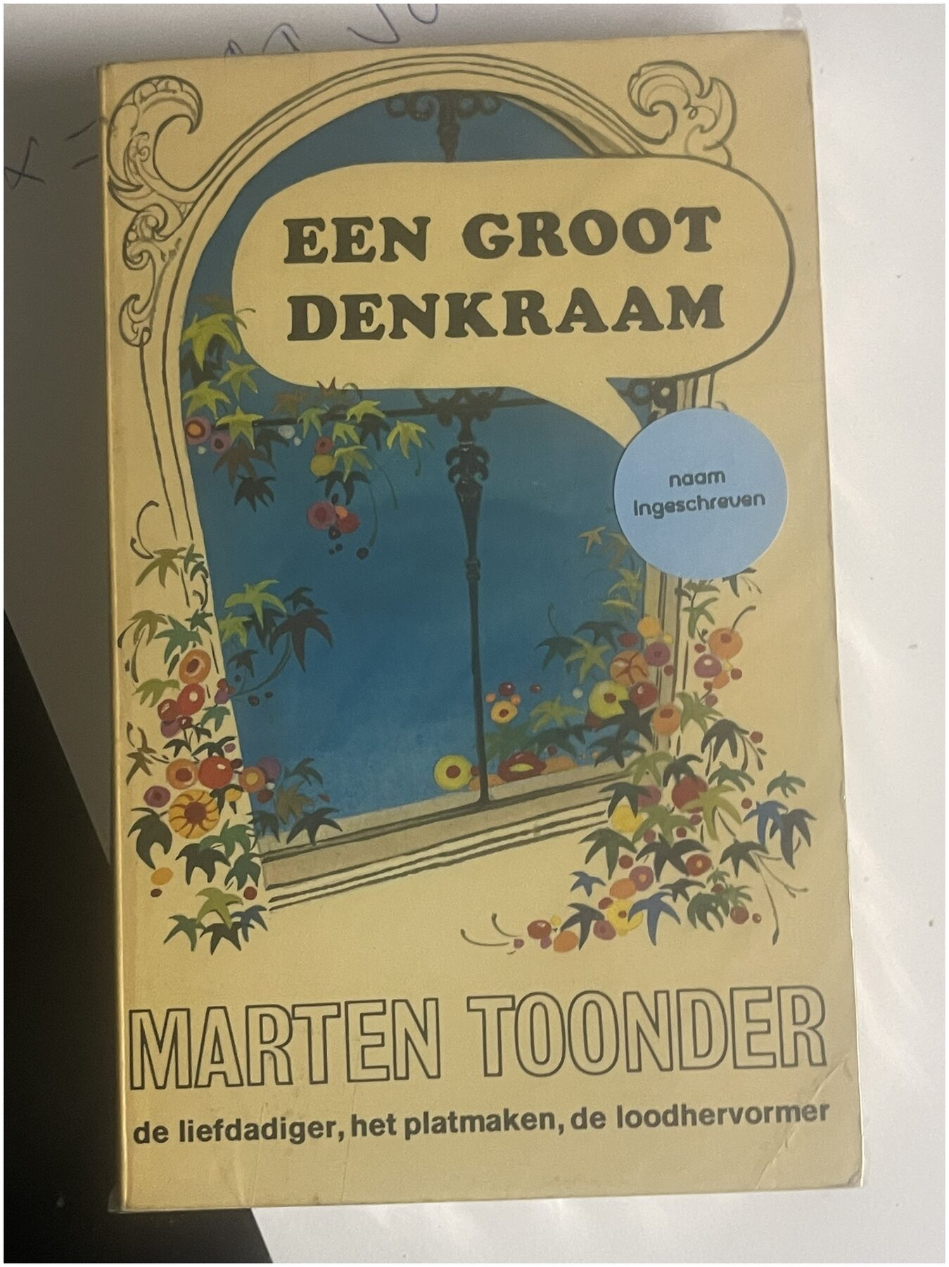 Cover van Een groot denkraam