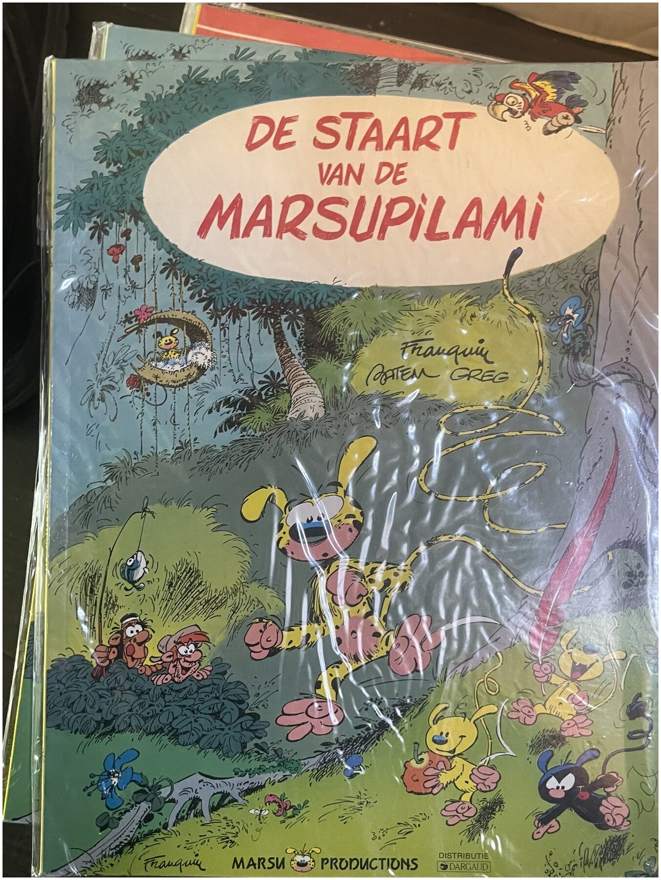 Cover van De staart van de Marsupilami