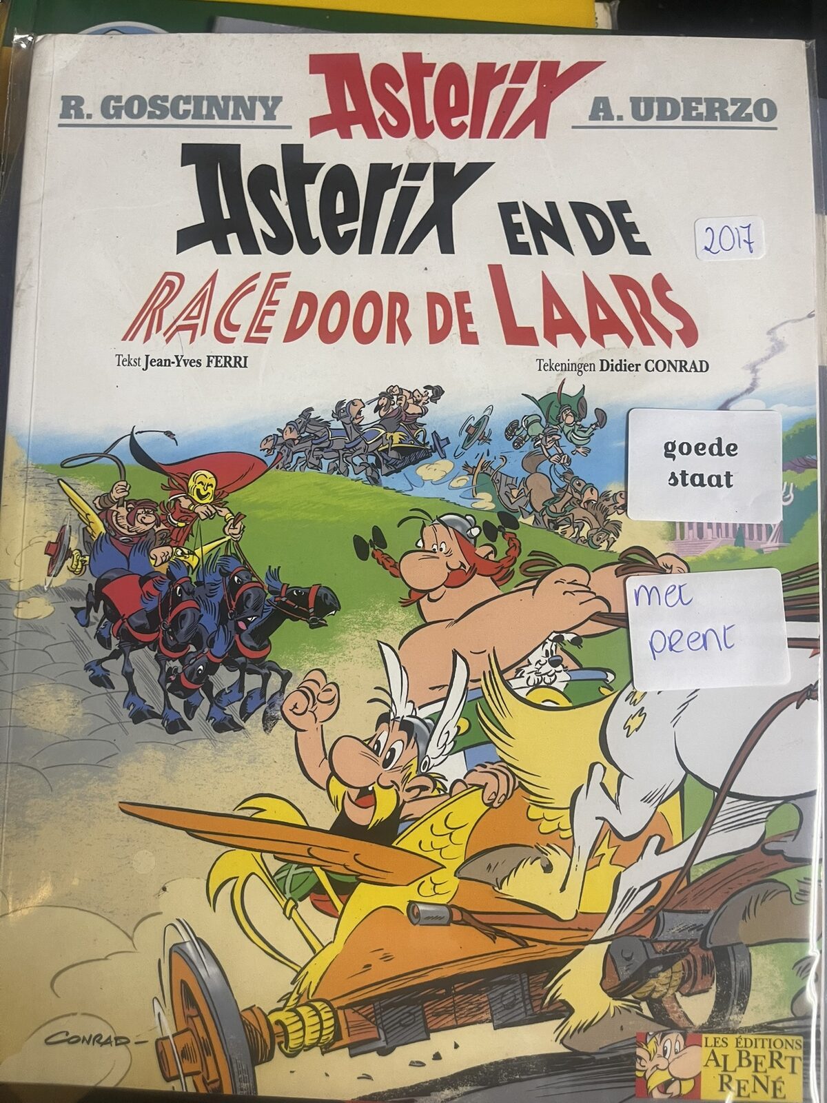 Asterix 37 – Asterix en de race door de laars
