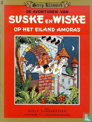 Cover van Suske en Wiske op het eiland Amoras