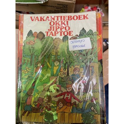 Okki Jippo Taptoe vakantieboek 1975
