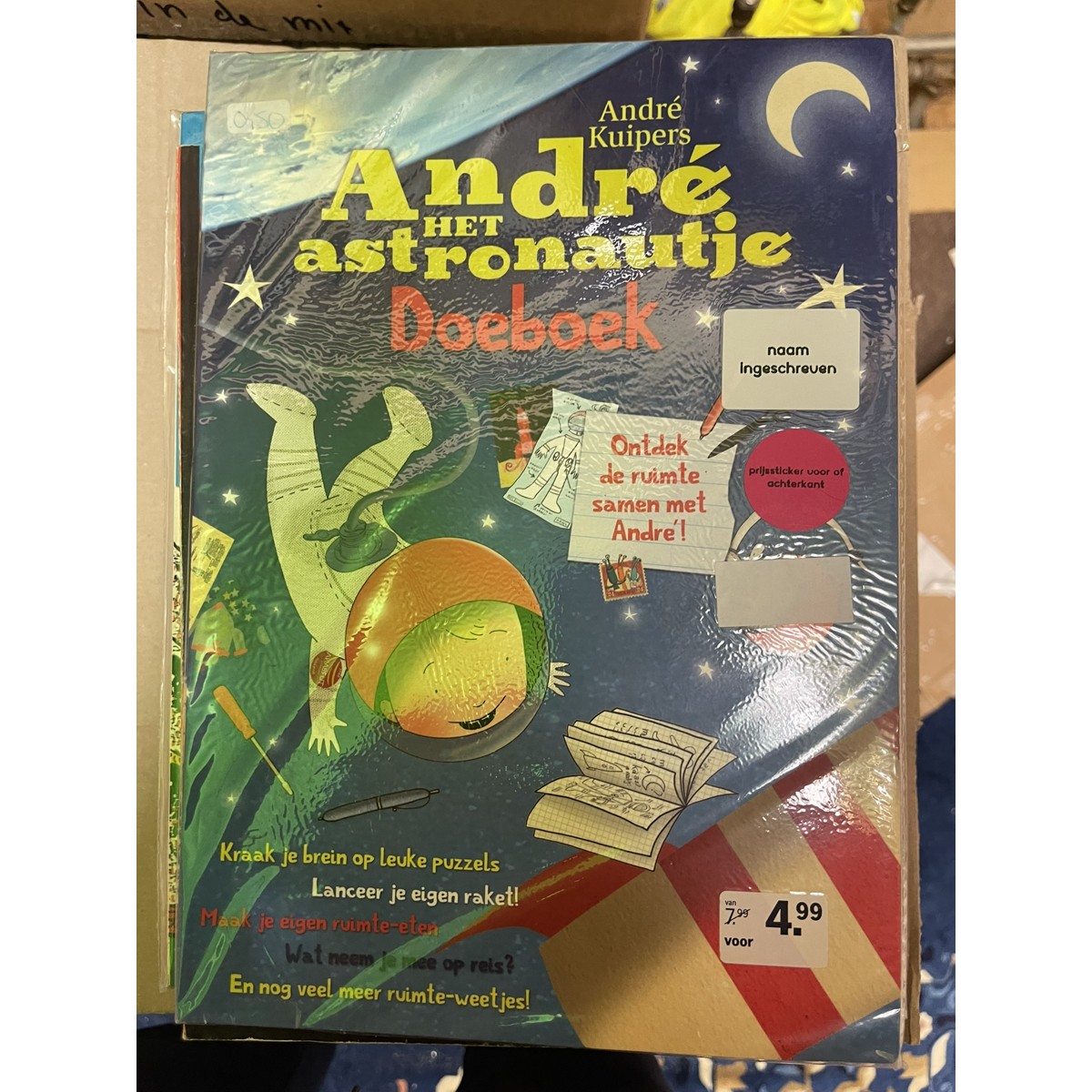 André het Astronautje doe boek