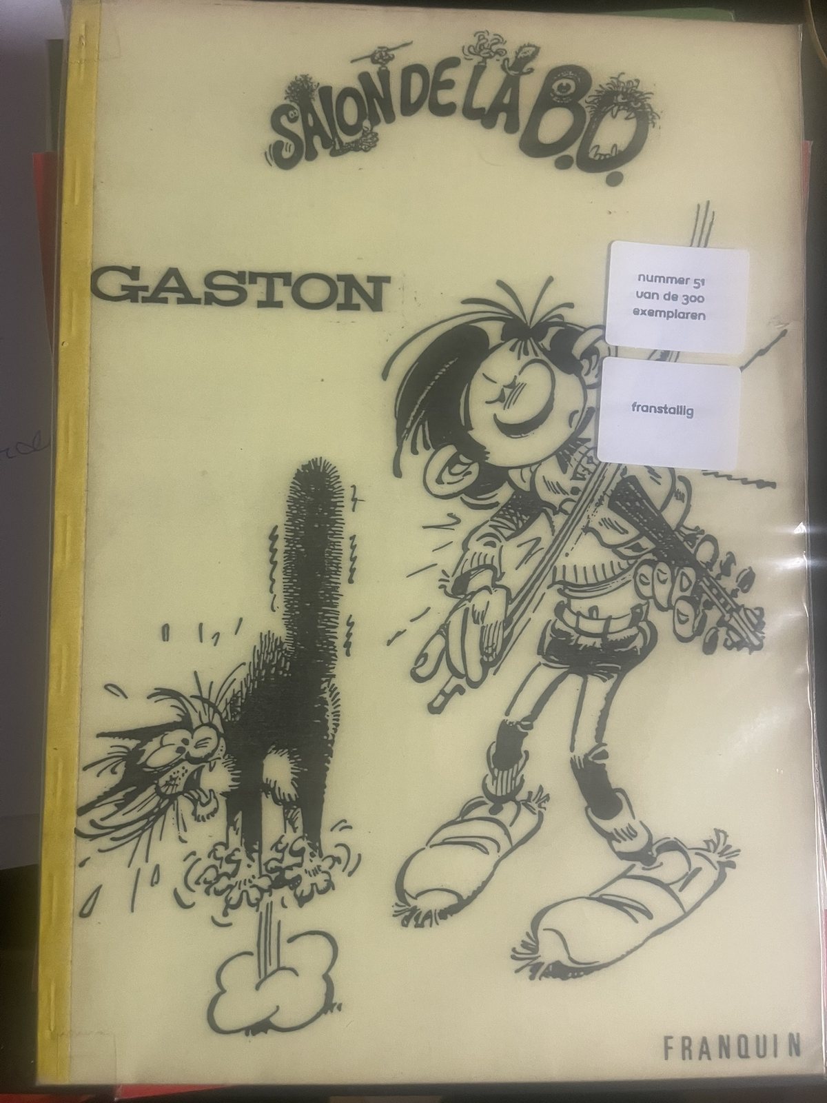 Gaston – Salon de la B.D. 1981 – nr. 59/300