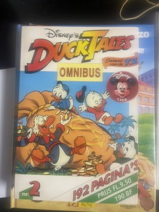 DuckTales Omnibus 2 – originele tekening Hans van Oudenaarden (1995)