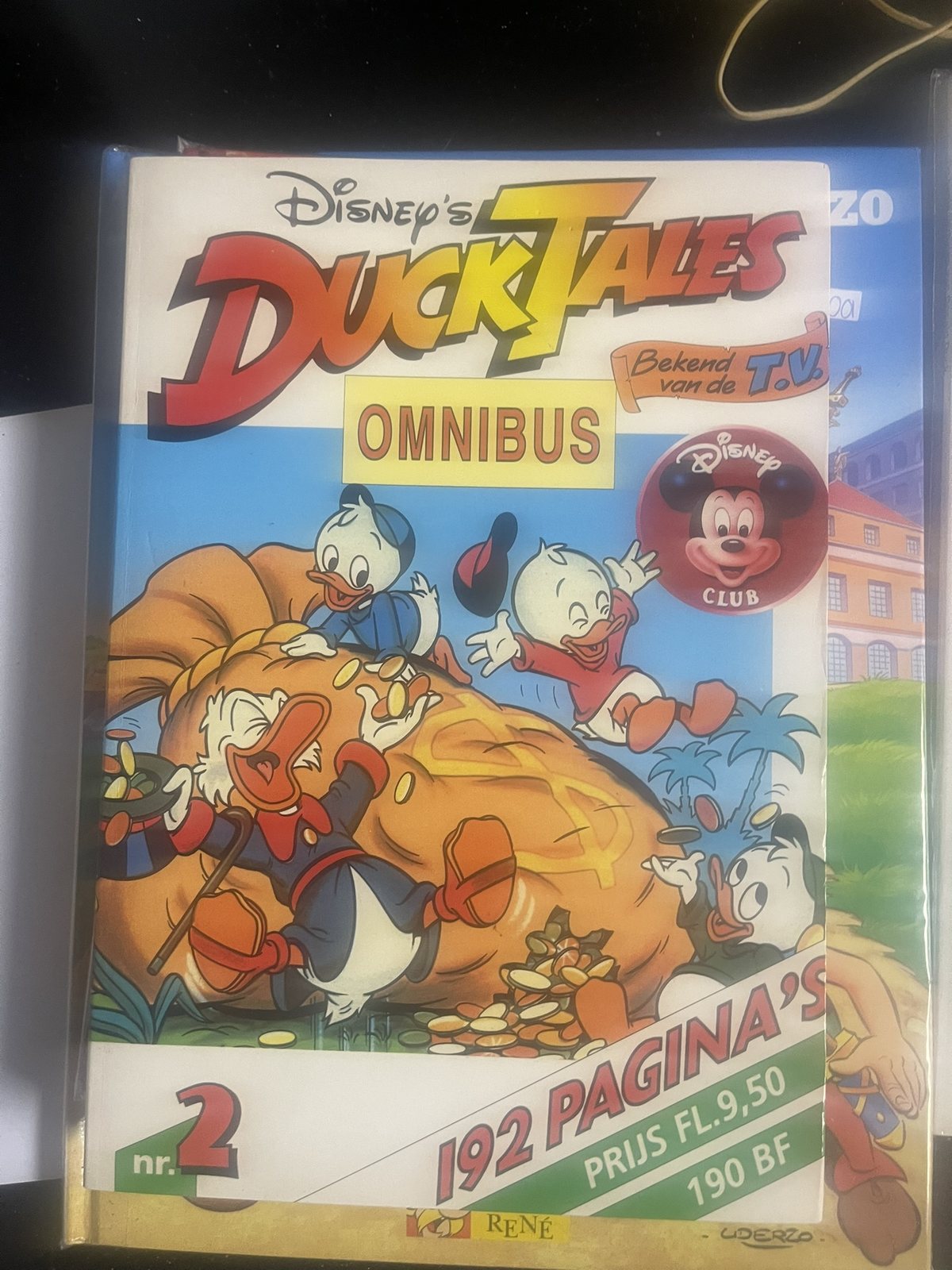 DuckTales Omnibus 2 – originele tekening Hans van Oudenaarden (1995)