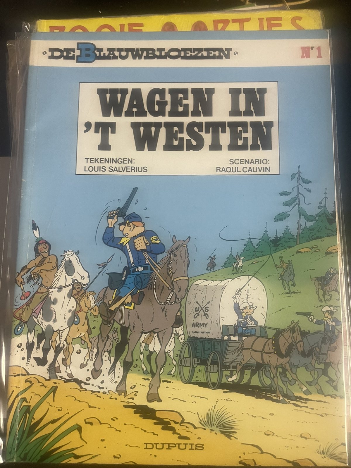 De Blauwbloezen nr. 1 – Wagen in 't Westen