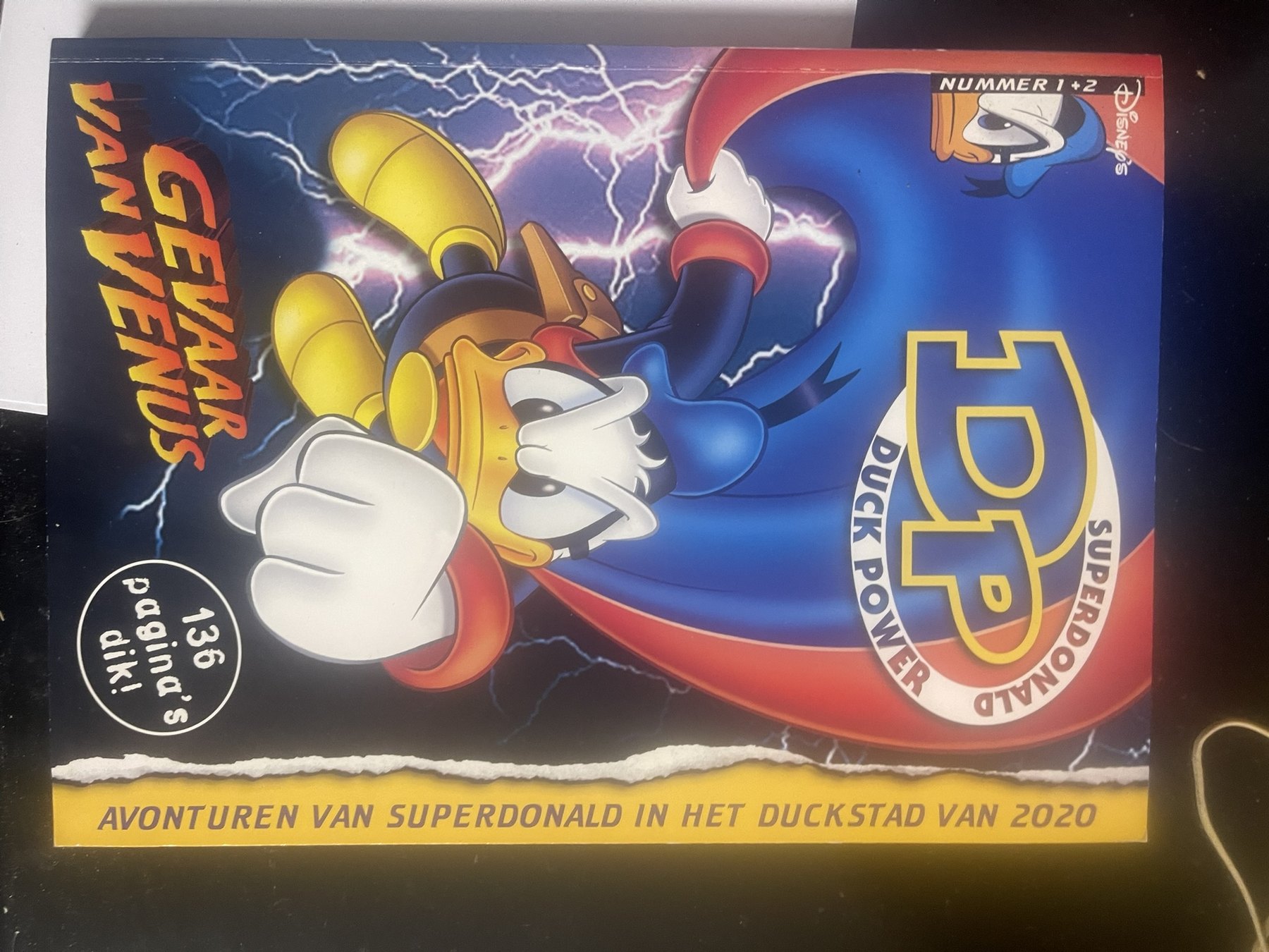 Superdonald / Duck Power 1+2 – tekeningen Michel Nadorp en Peter Pontiac – Haarlem 2000