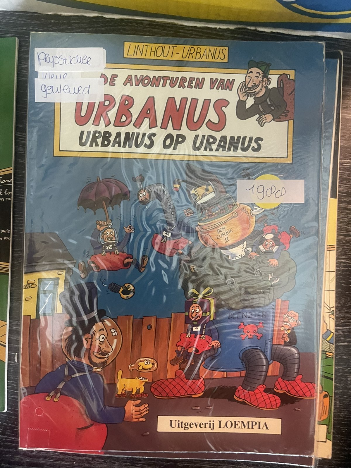 Cover van Urbanus op Uranus