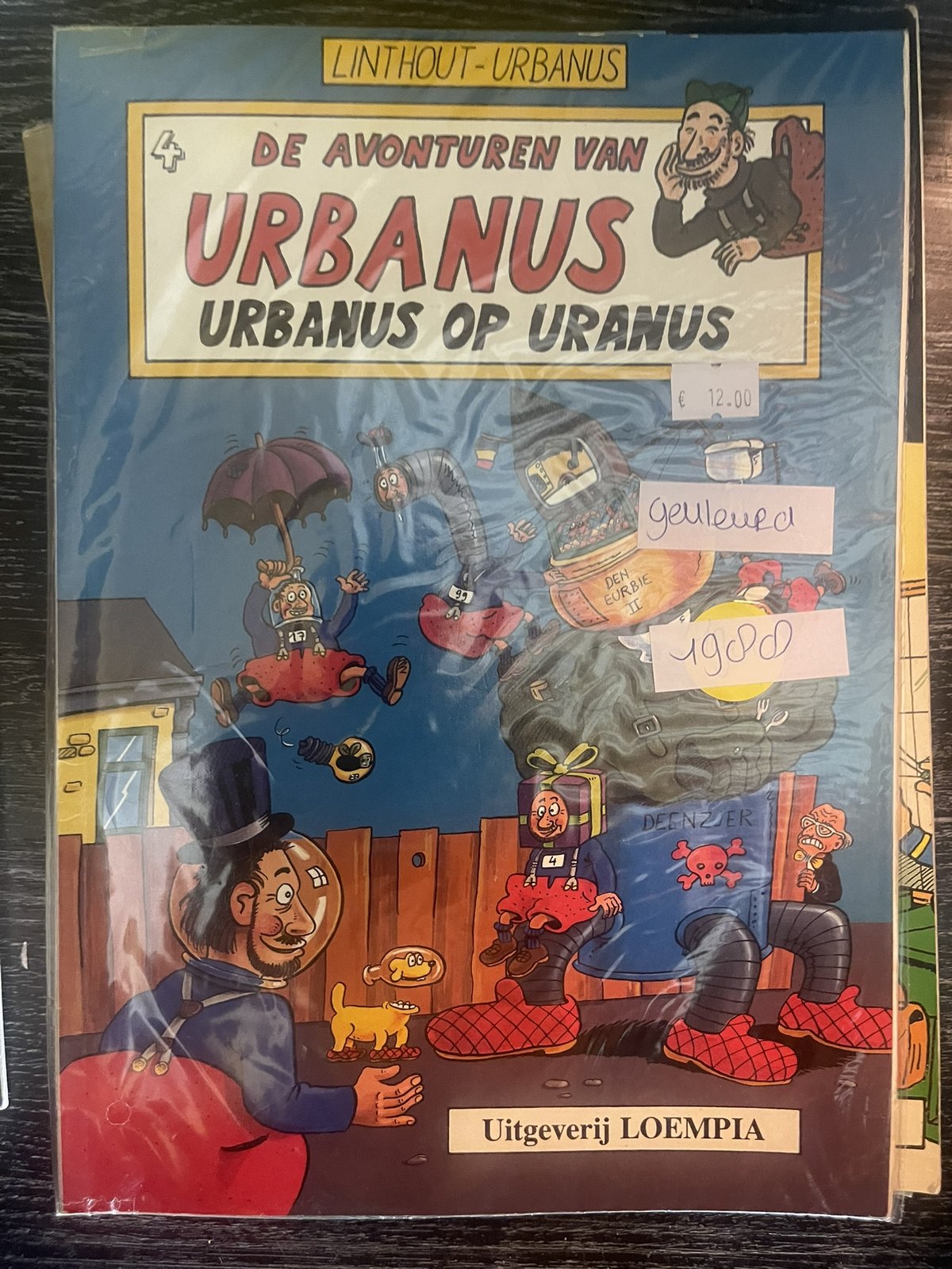 Cover van Urbanus op Uranus