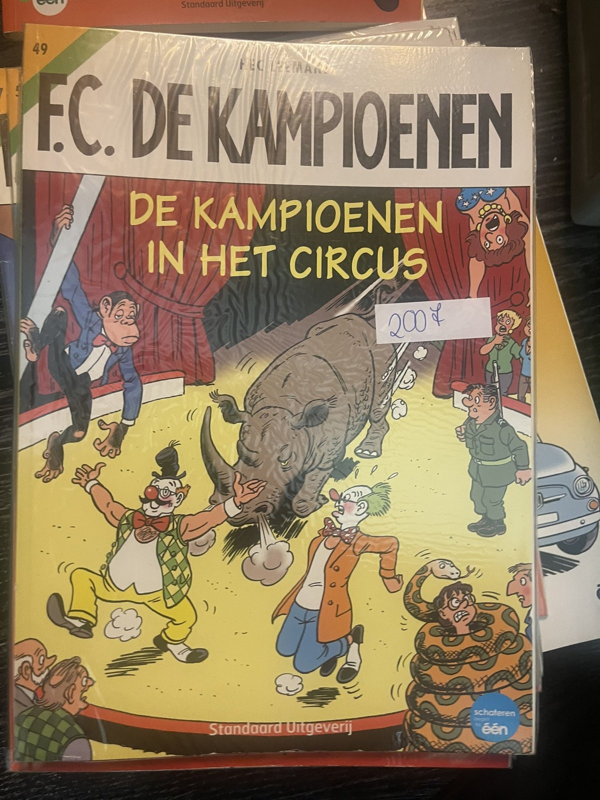 Cover van De kampioenen in het circus