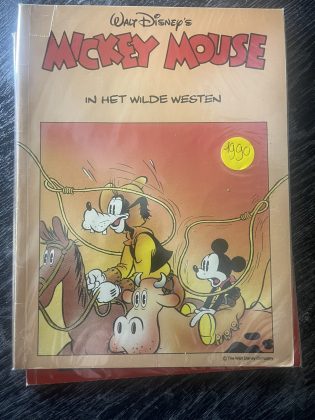 Cover van Mickey Mouse in het wilde westen