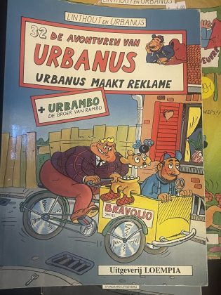 Cover van Urbanus maakt reclame