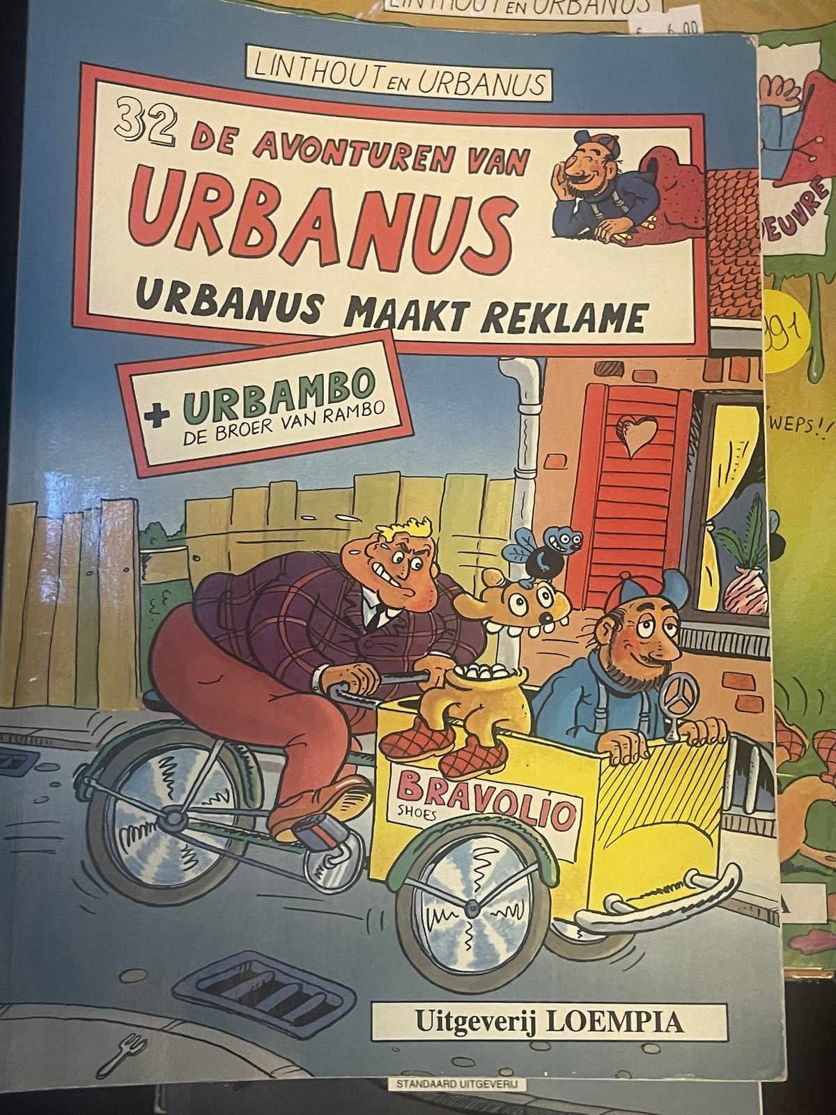 Cover van Urbanus maakt reclame
