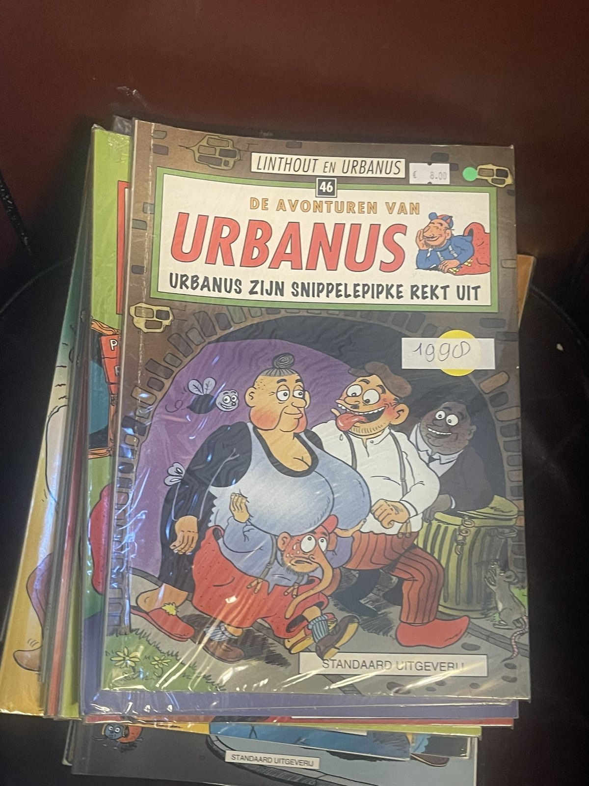 Cover van Urbanus zijn snippelepipke rekt uit