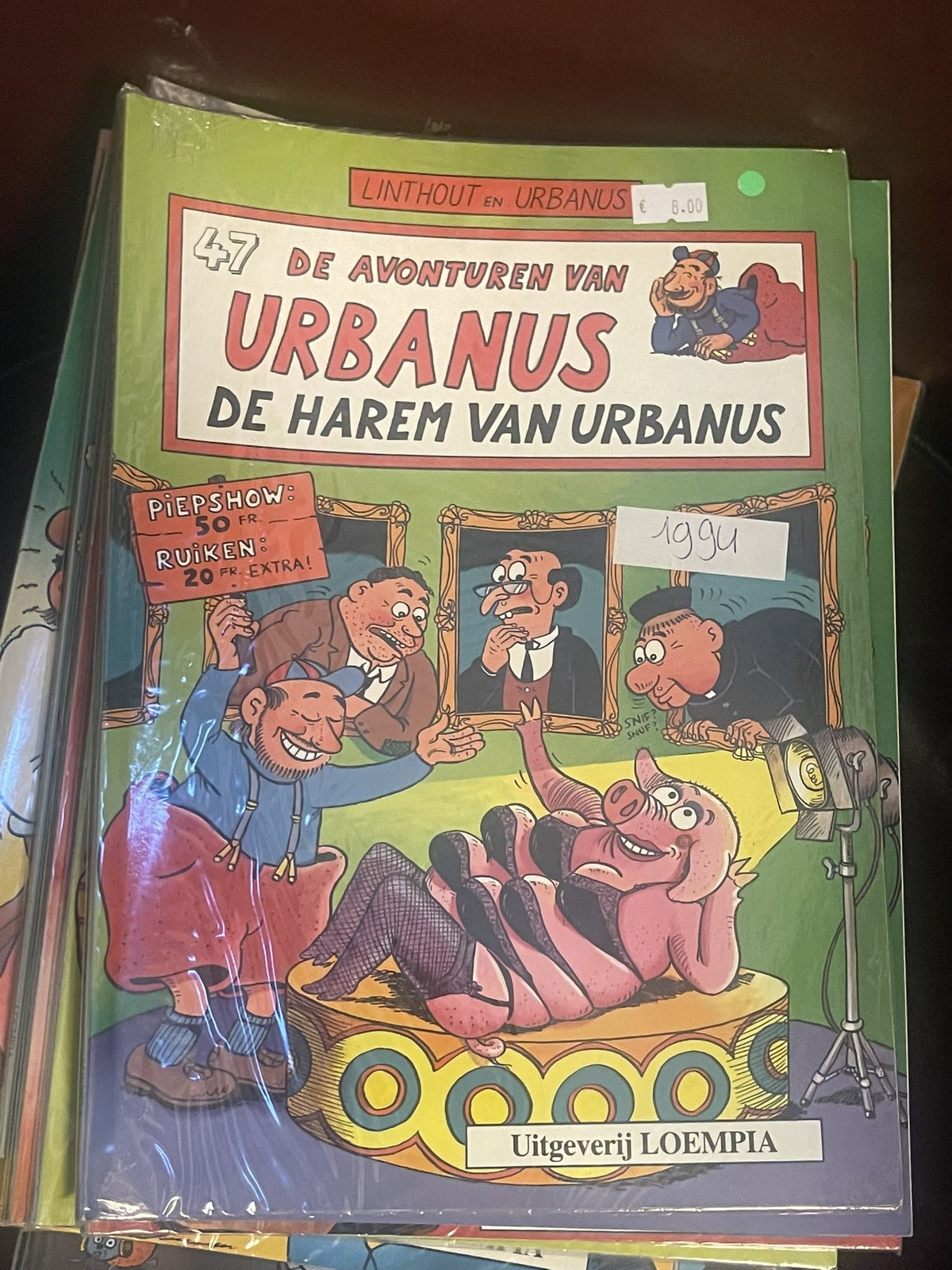Cover van De harem van Urbanus