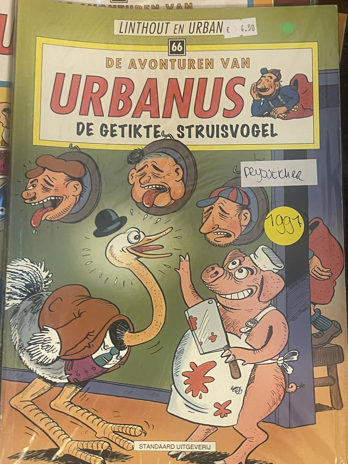 Cover van De getikte struisvogel