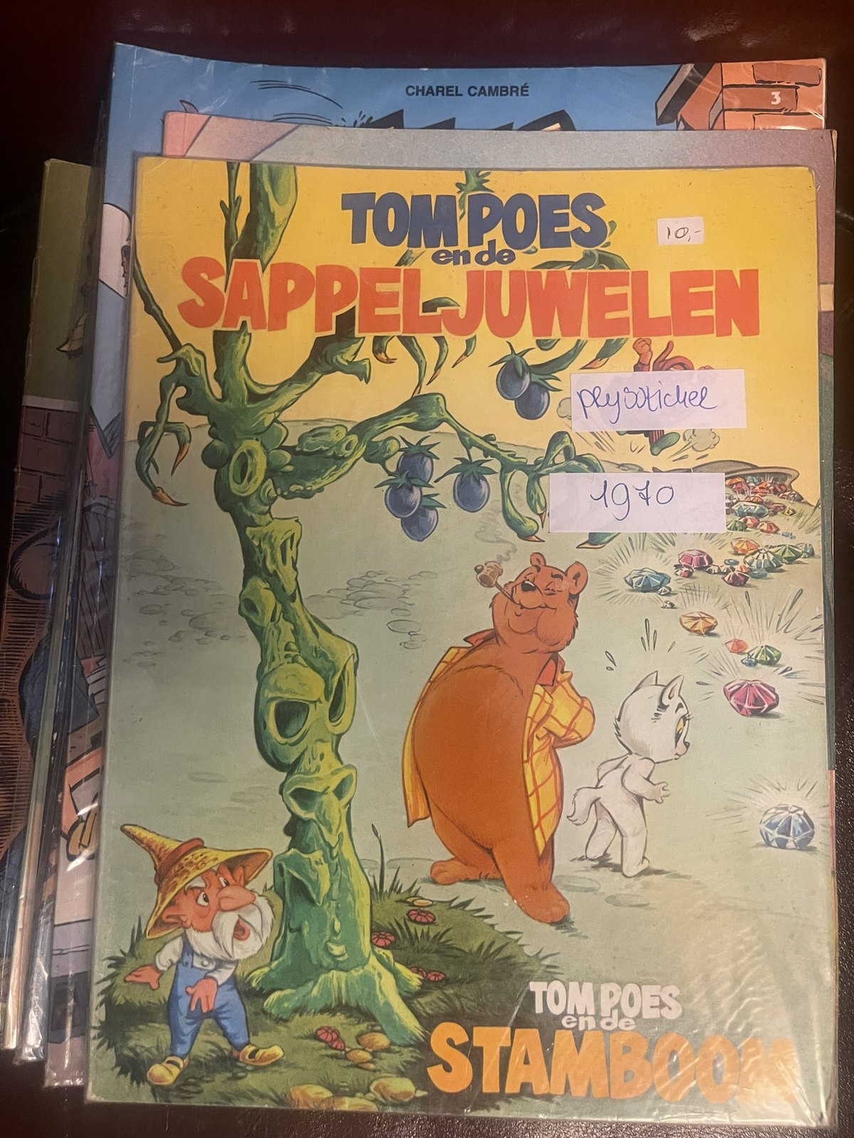 Cover van Tom Poes en de Sappeljuwelen + Tom Poes en de stamboom