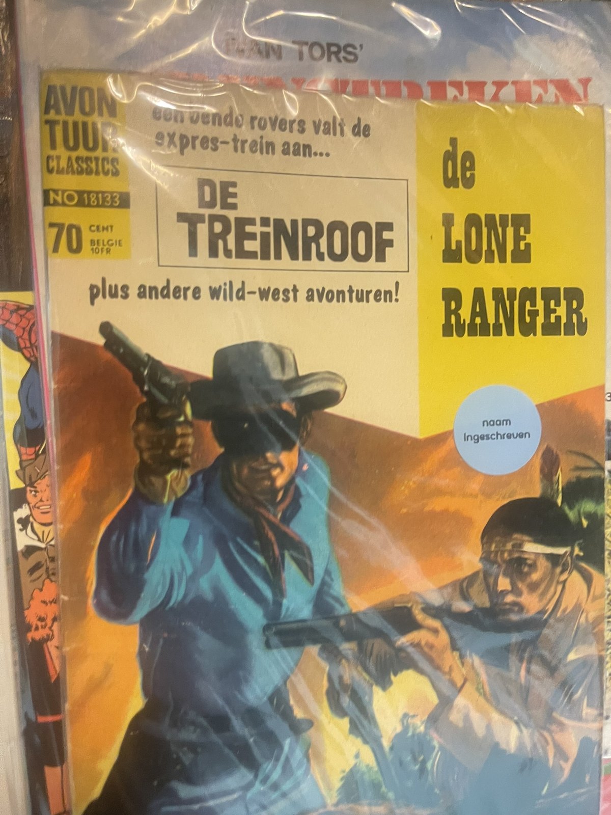 Cover van De treinroof