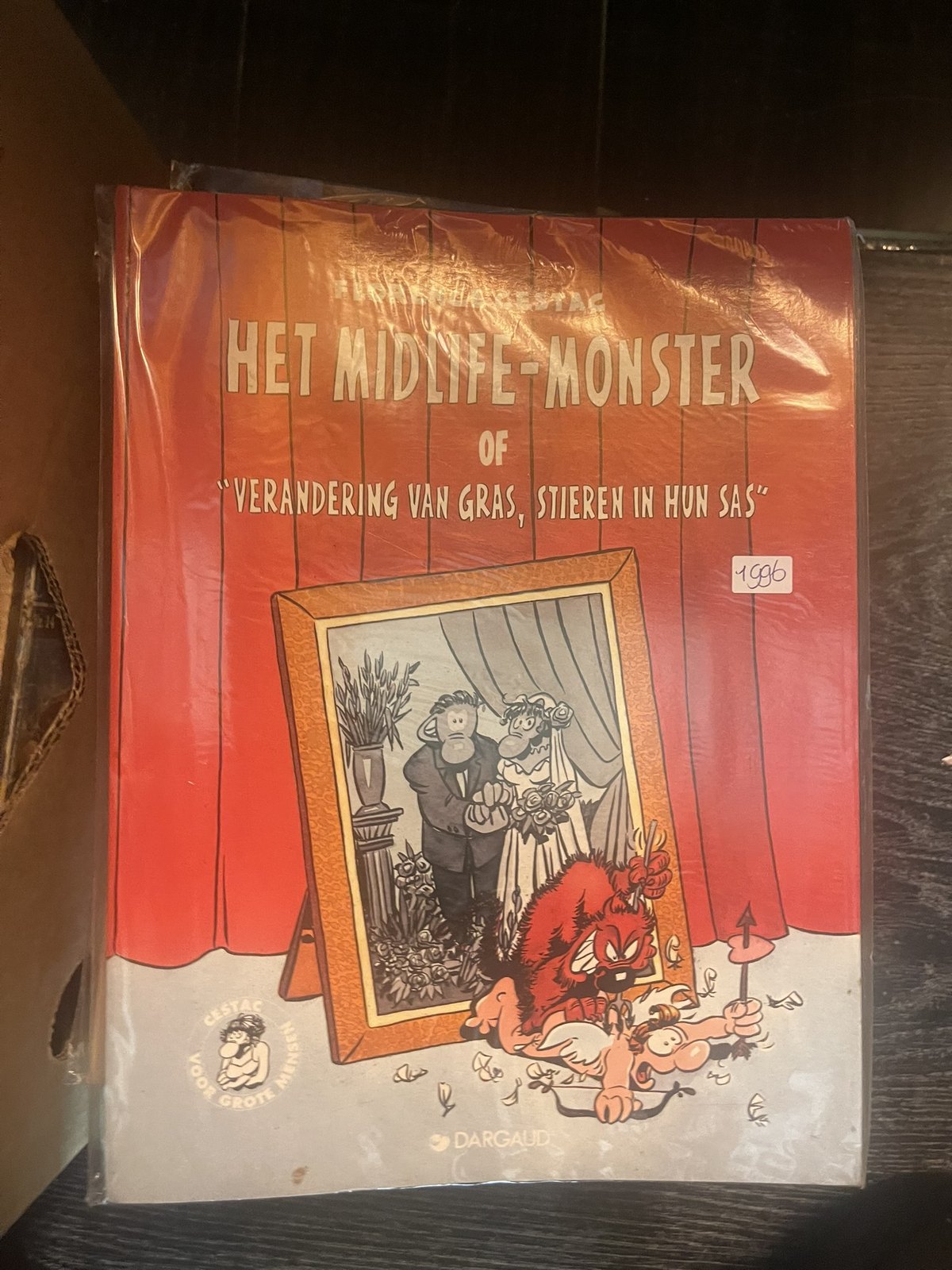 Cover van Het Midlife-Monster of "Verandering van gras, stieren in hun sas"