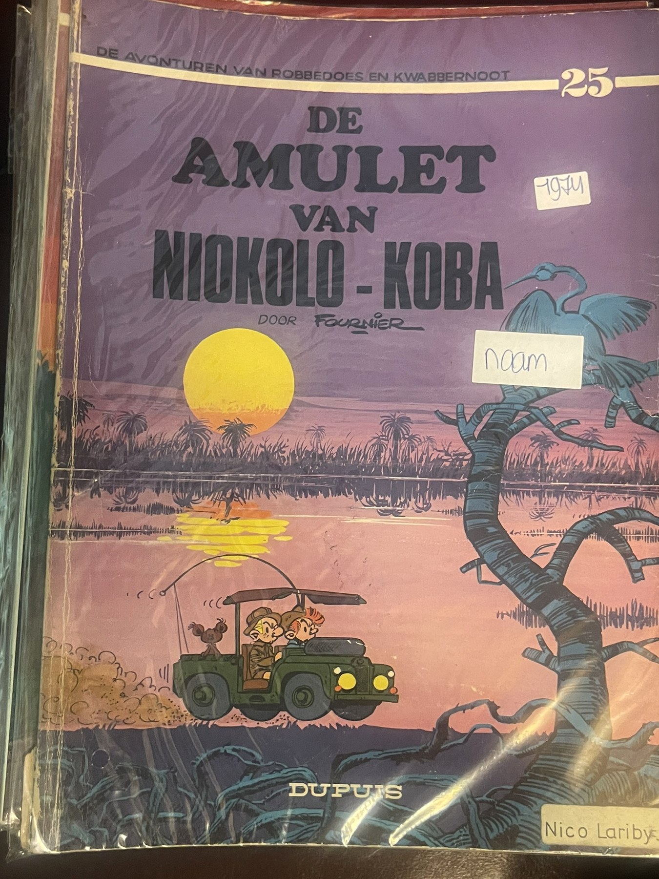 Cover van De amulet van Niokolo-Koba