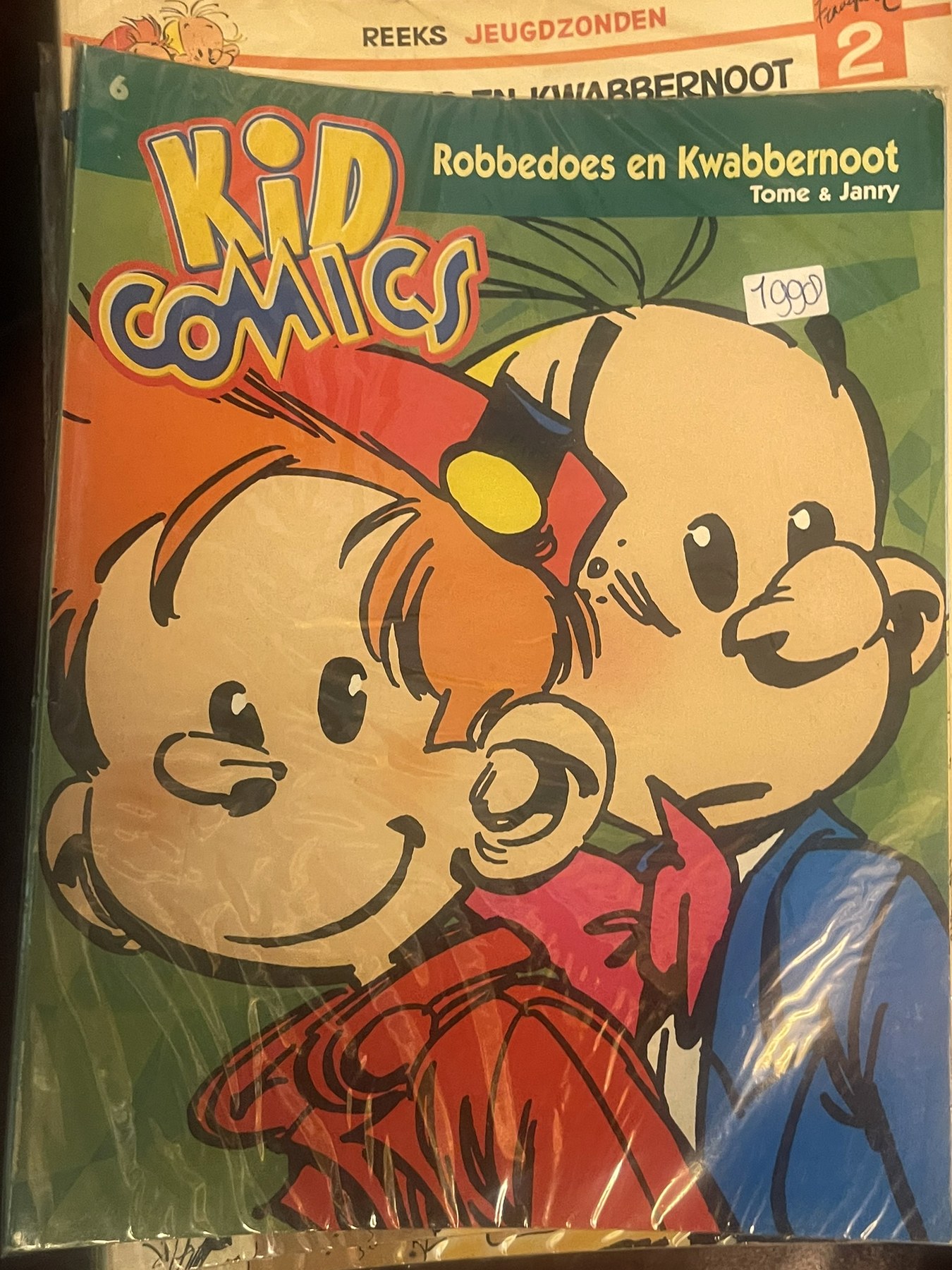 Cover van Robbedoes en Kwabbernoot