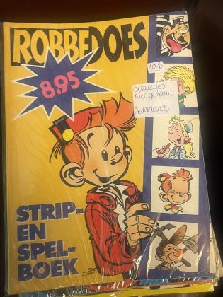 Cover van Robbedoes strip- en spelboek