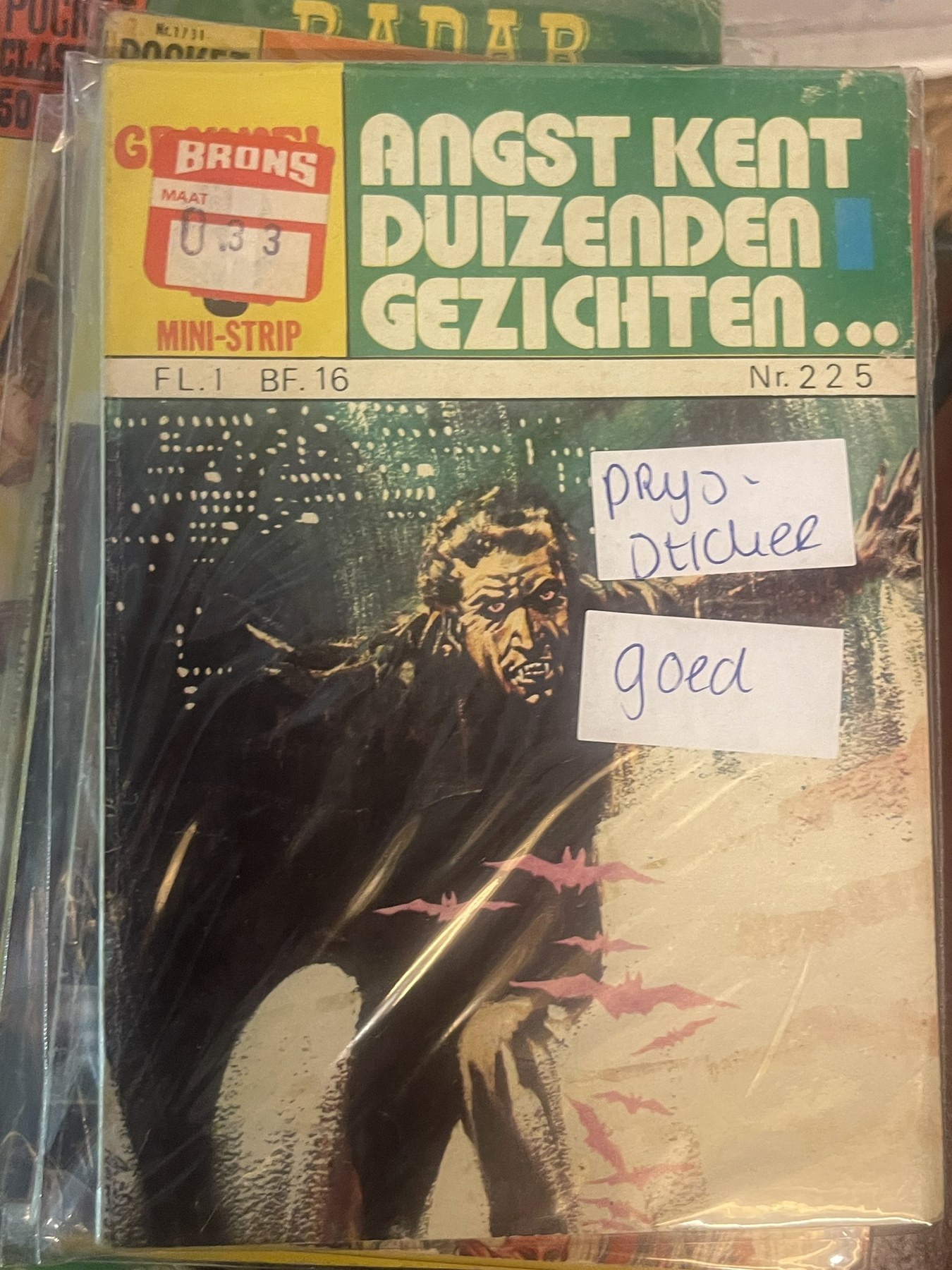 Cover van Angst kent duizenden gezichten...