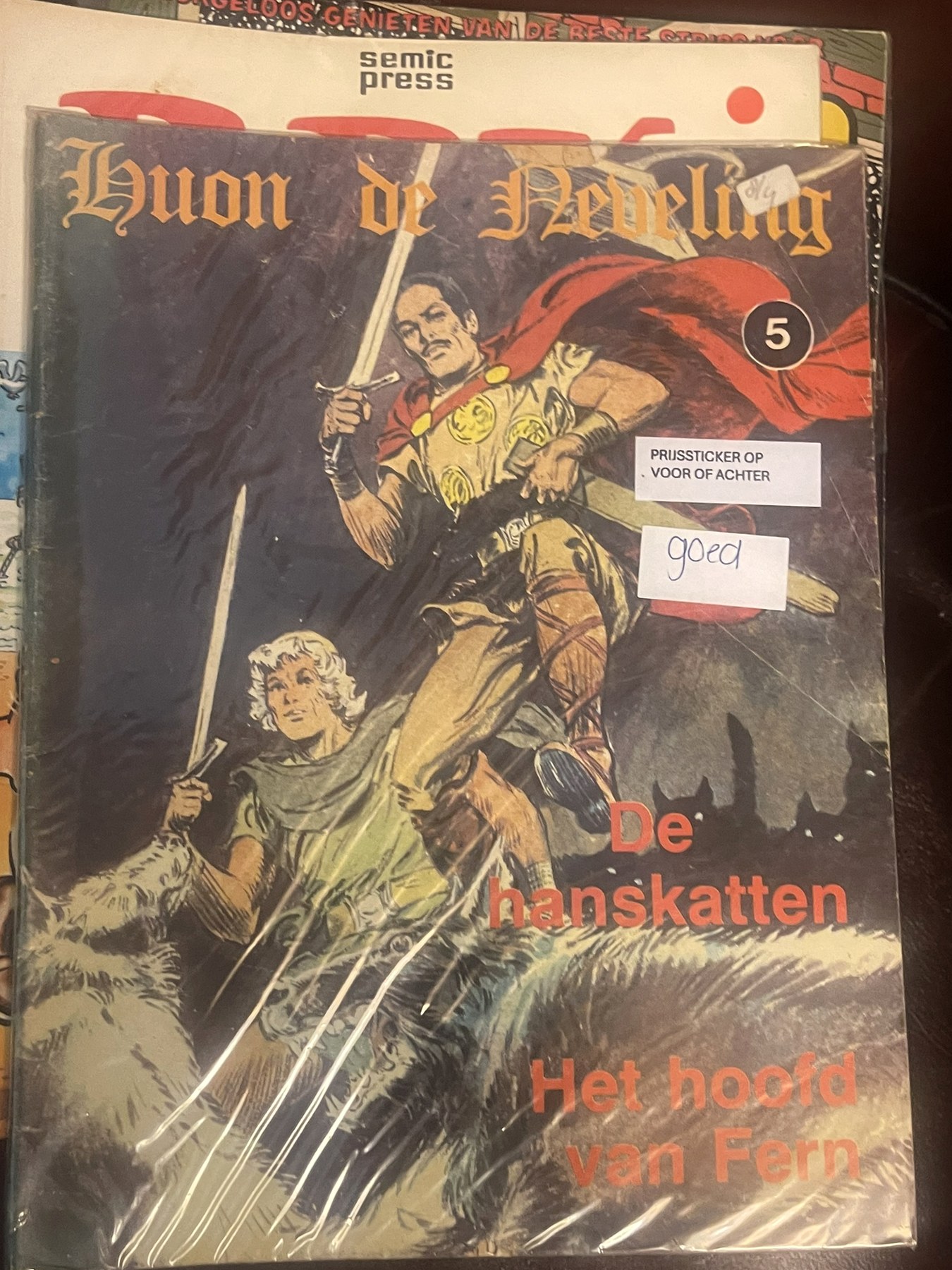 Cover van De hanskatten + Het hoofd van Fern
