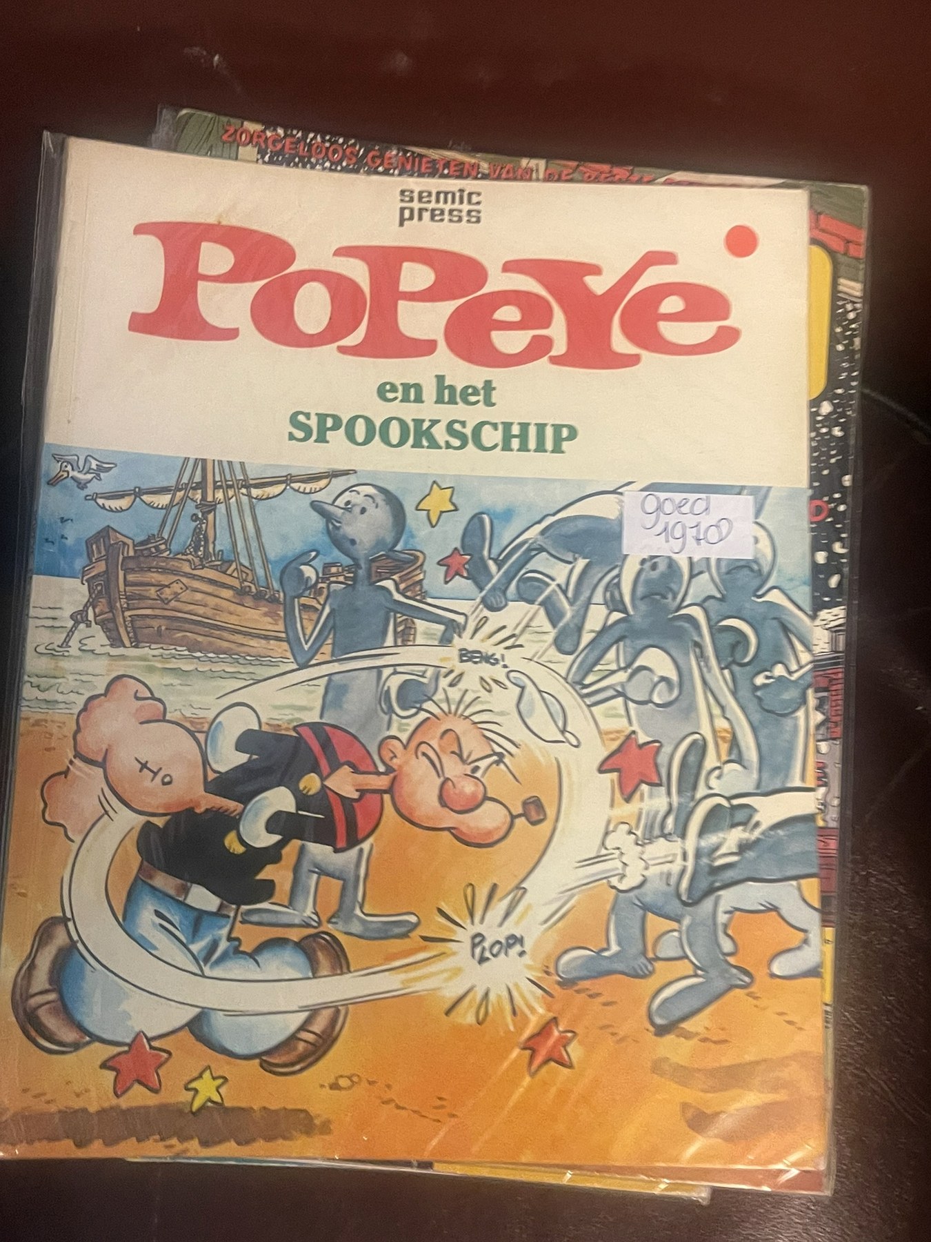 Cover van Popeye en het spookschip