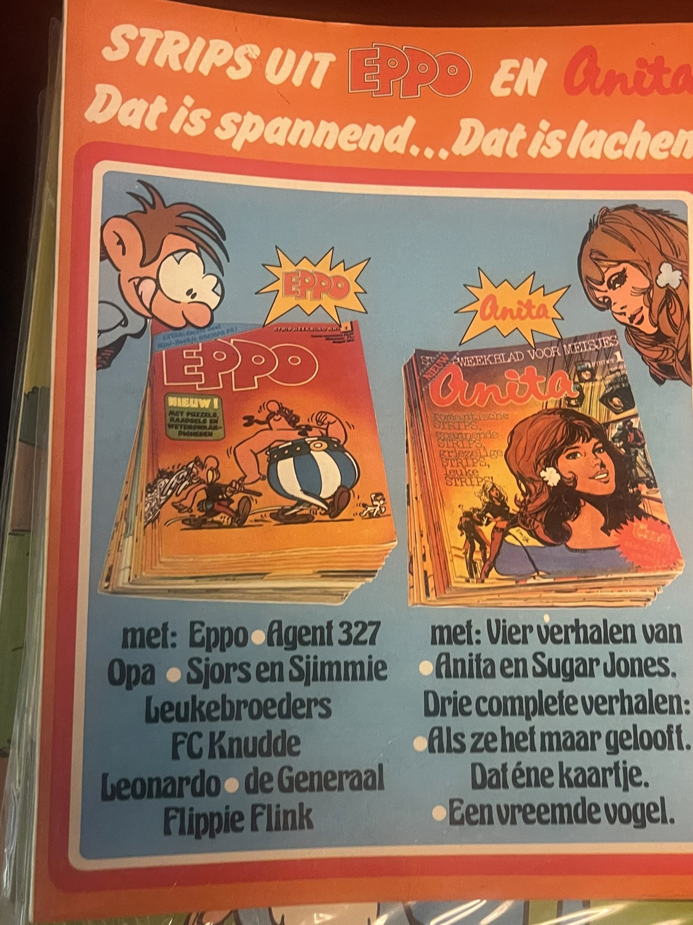 Cover van Strips uit Eppo en Anita - Dat is spannend... Dat is lachen