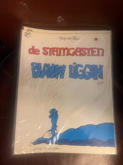 Cover van Blauw liggen