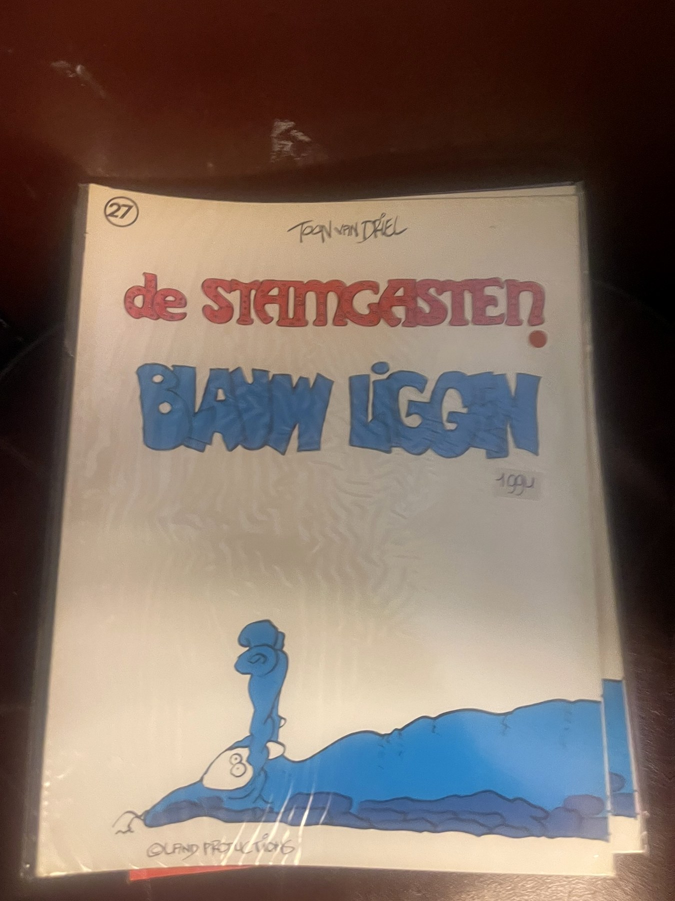 Cover van Blauw liggen