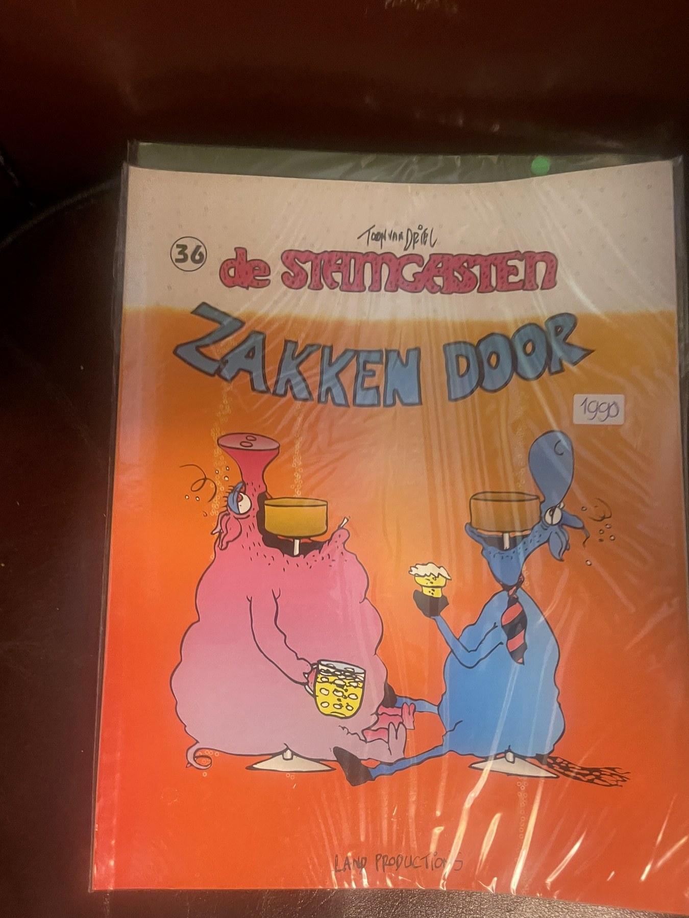 Cover van De Stamgasten zakken door