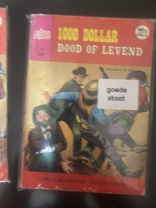 Cover van 1000 dollar dood of levend
