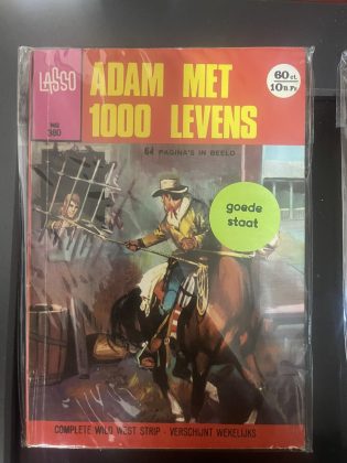 Cover van Adam met 1000 levens