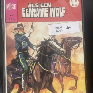 Cover van Als een eenzame wolf