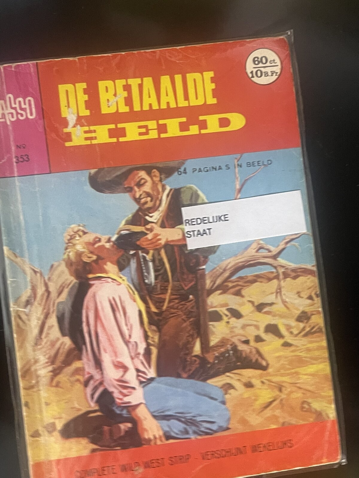 Cover van De betaalde held