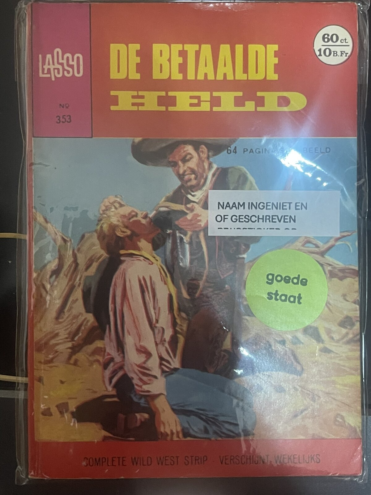 Cover van De betaalde held