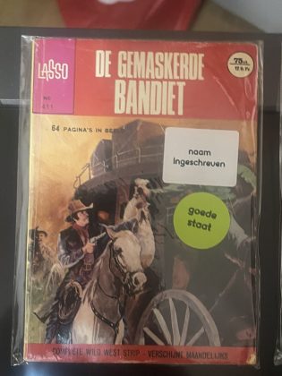 Cover van De gemaskerde bandiet