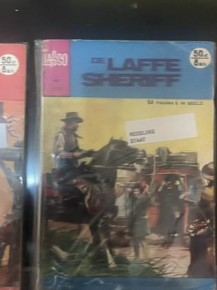 Cover van De laffe sheriff