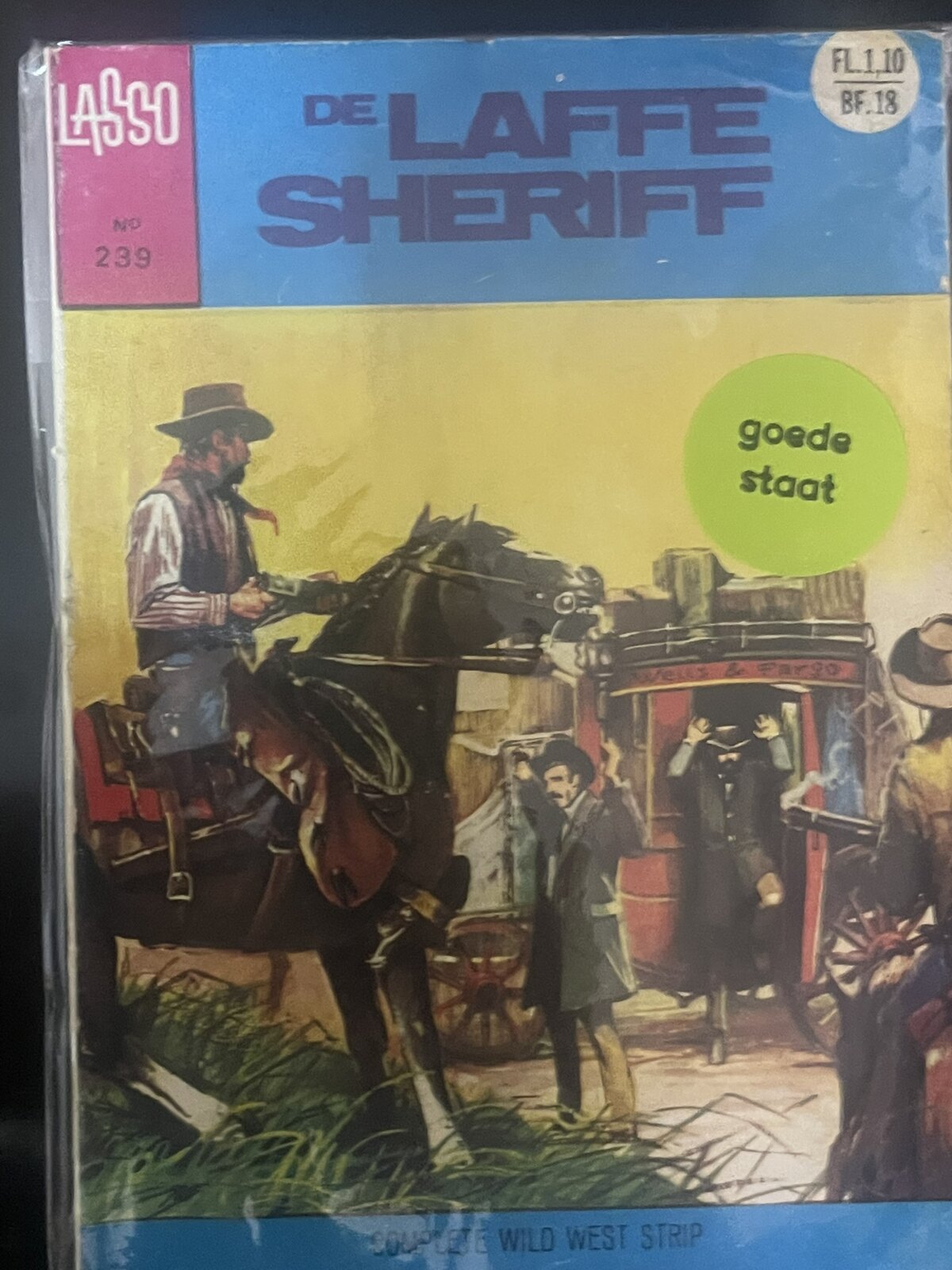 Cover van De laffe sheriff
